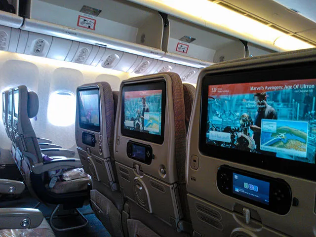 Seat Back TV Screen